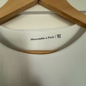 Abercrombie & Fitch Short-Sleeve Cotton-Blend Seamless Fabric Crew Bodysuit